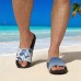 Men鈥檚 Sea Turtle Printed Slide Sandals Trendy & Practical Style for Men in Beach Holidays, Water Park Visits & Coastal Walks