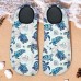 Men鈥檚 Sea Turtle Printed Water Shoes Quick Dry & Comfortable Style for Men in Beach Activities, Swimming & Water Sports