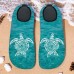Men鈥檚 Sea Turtle Printed Water Shoes Quick Dry & Comfortable Style for Men in Beach Activities, Swimming & Water Sports