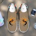 Men's Breathable Tribal Print Slip-On Walking Sneakers Lightweight Flyknit Mesh Shoes for Casual Outdoor Activities