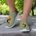 Men's Breathable Tribal Print Slip-On Walking Sneakers Lightweight Flyknit Mesh Shoes for Casual Outdoor Activities
