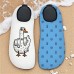 Men's Cartoon & Nautical Prints Quick-Dry Aqua Socks Lightweight Beach Water Shoes | Slip-Resistant Barefoot Surf Shoes for Swimming, Yoga & Pool