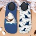 Men's Cartoon & Nautical Prints Quick-Dry Aqua Socks Lightweight Beach Water Shoes | Slip-Resistant Barefoot Surf Shoes for Swimming, Yoga & Pool