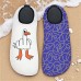 Men's Cartoon & Nautical Prints Quick-Dry Aqua Socks Lightweight Beach Water Shoes | Slip-Resistant Barefoot Surf Shoes for Swimming, Yoga & Pool