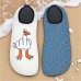 Men's Cartoon & Nautical Prints Quick-Dry Aqua Socks Lightweight Beach Water Shoes | Slip-Resistant Barefoot Surf Shoes for Swimming, Yoga & Pool