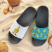 Men鈥檚 Duck-printed Slide Sandals Laid - Back & Cool Style for Men in Summer Beach Trips, Barbecues & Casual Outdoor Gatherings