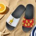 Men鈥檚 Duck-printed Slide Sandals Laid - Back & Cool Style for Men in Summer Beach Trips, Barbecues & Casual Outdoor Gatherings