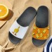 Men鈥檚 Duck-printed Slide Sandals Laid - Back & Cool Style for Men in Summer Beach Trips, Barbecues & Casual Outdoor Gatherings