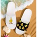 Men鈥檚 Duck-printed Slide Sandals Laid - Back & Cool Style for Men in Summer Beach Trips, Barbecues & Casual Outdoor Gatherings