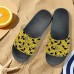 Men鈥檚 Duck-printed Slide Sandals Laid - Back & Cool Style for Men in Summer Beach Trips, Barbecues & Casual Outdoor Gatherings