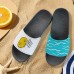 Men鈥檚 Duck-printed Slide Sandals Laid - Back & Cool Style for Men in Summer Beach Trips, Barbecues & Casual Outdoor Gatherings