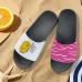 Men鈥檚 Duck-printed Slide Sandals Laid - Back & Cool Style for Men in Summer Beach Trips, Barbecues & Casual Outdoor Gatherings