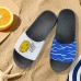 Men鈥檚 Duck-printed Slide Sandals Laid - Back & Cool Style for Men in Summer Beach Trips, Barbecues & Casual Outdoor Gatherings