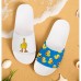 Men鈥檚 Duck-printed Slide Sandals Laid - Back & Cool Style for Men in Summer Beach Trips, Barbecues & Casual Outdoor Gatherings