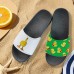 Men鈥檚 Duck-printed Slide Sandals Laid - Back & Cool Style for Men in Summer Beach Trips, Barbecues & Casual Outdoor Gatherings