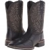 Men's Two-Tone Faux Leather Western Cowboy Boots Classic Embroidered Design, Durable Construction, Perfect for Riding, Outdoor, and Casual Wear
