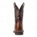 Men's Two-Tone Faux Leather Western Cowboy Boots Classic Embroidered Design, Durable Construction, Perfect for Riding, Outdoor, and Casual Wear