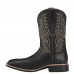 Men's Two-Tone Faux Leather Western Cowboy Boots Classic Embroidered Design, Durable Construction, Perfect for Riding, Outdoor, and Casual Wear