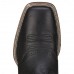 Men's Brown Western Cowboy Boots with Embroidered Shaft, Durable Faux Leather for Ranch and Casual Wear