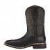 Men's Brown Western Cowboy Boots with Embroidered Shaft, Durable Faux Leather for Ranch and Casual Wear