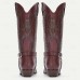 Men's Black Western Cowboy Boots Motorcycle Boots with Eagle Embroidery and Metal Chain Detail, Vintage Pointed Toe Boots for Riding and Casual Wear