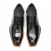 Men's Two-Tone Brown Oxford Shoes with Suede and Leather Combination Stylish Footwear for Ballrooms, Formal Dinners and Elegant Evenings
