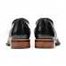 Men's Two-Tone Brown Oxford Shoes with Suede and Leather Combination Stylish Footwear for Ballrooms, Formal Dinners and Elegant Evenings