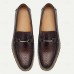 Men's Snakeskin Leather Loafers with Metal Bit Detail - Premium Cowhide Shoes for Formal & Casual Wear