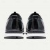 Men's Premium Cowhide Leather Slip-On Loafers Green and Black Brogue Design, Comfortable Cushioned Sole, Casual and Formal Shoes