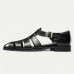 Men's Classic Brown Leather Fisherman Sandals - Versatile Summer Footwear for Casual Outings