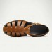 Men's Classic Brown Leather Fisherman Sandals - Versatile Summer Footwear for Casual Outings