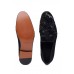 Black Bellona Coal Embellished Loafers