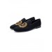 Black Embroidered Rafa Antique Shoes