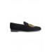 Black Embroidered Rafa Antique Shoes