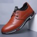 Men's Brown and Black Lace-Up Sport Sneakers Durable Sneakers for Active Men and Casual Wear