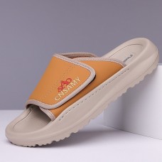 Men's Adjustable Slide Sandals - Comfortable Non-Slip Lightweight Casual Slippers for Indoor and Outdoor Use