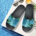 Unisex 3D Alligator Print Slide Sandals Comfortable Non-Slip Pool & Beach Slippers for Summer, Outdoor & Casual Wear