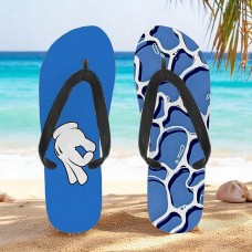 Men鈥檚 Sea Turtle Printed Flip Flops Beach Inspired & Comfortable Style for Beach Outings, Surfing & Tropical Vacations