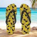 Men鈥檚 Duck Printed Flip Flops Fun & Casual Style for Beach Walks, Outdoor Summer Parties & Poolside Lounging