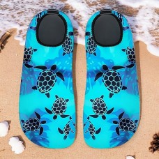 Men鈥檚 Sea Turtle Printed Water Shoes Quick Dry & Comfortable Style for Men in Beach Activities, Swimming & Water Sports