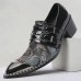 Men's Black Patent Leather Monk Strap Shoes Chic Formal Footwear for Parties and Night Events