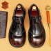 Men's Classic Brown Leather Dress Shoes with Lace-Up Closure Perfect for Formal Evening Events, Galas and Dinner Parties